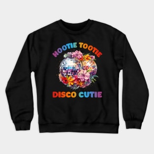 Retro Hootie Tootie Disco Cutie Crewneck Sweatshirt
